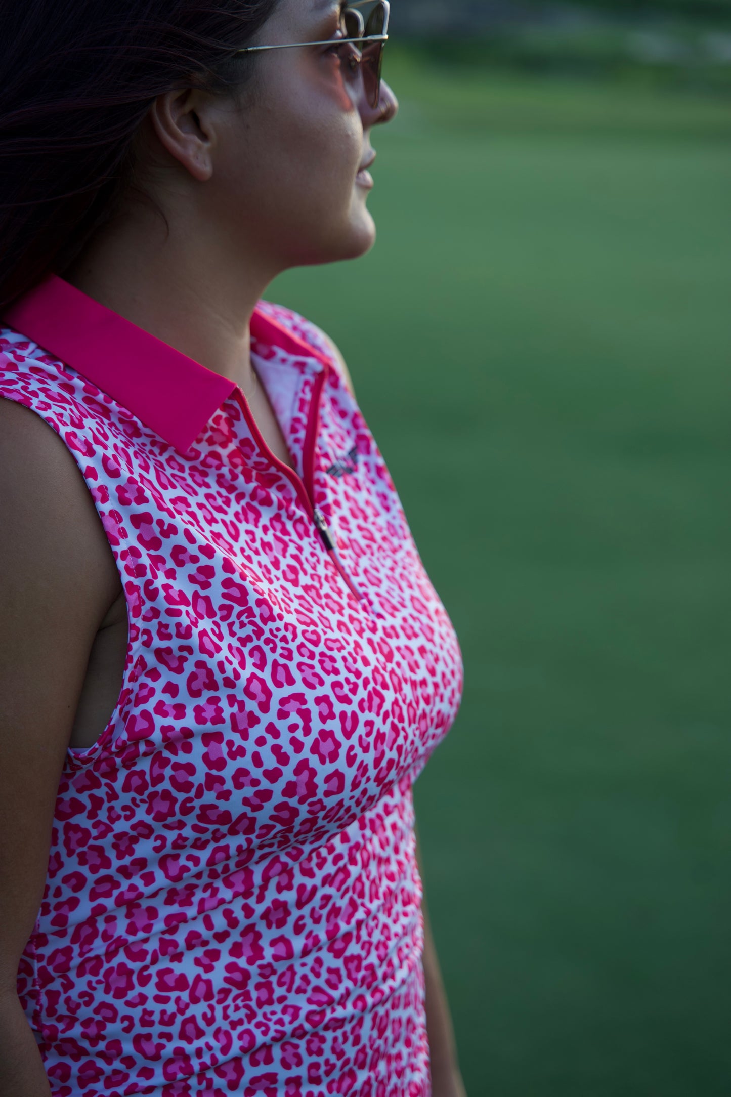 Fairway Feline Sleeveless Polo