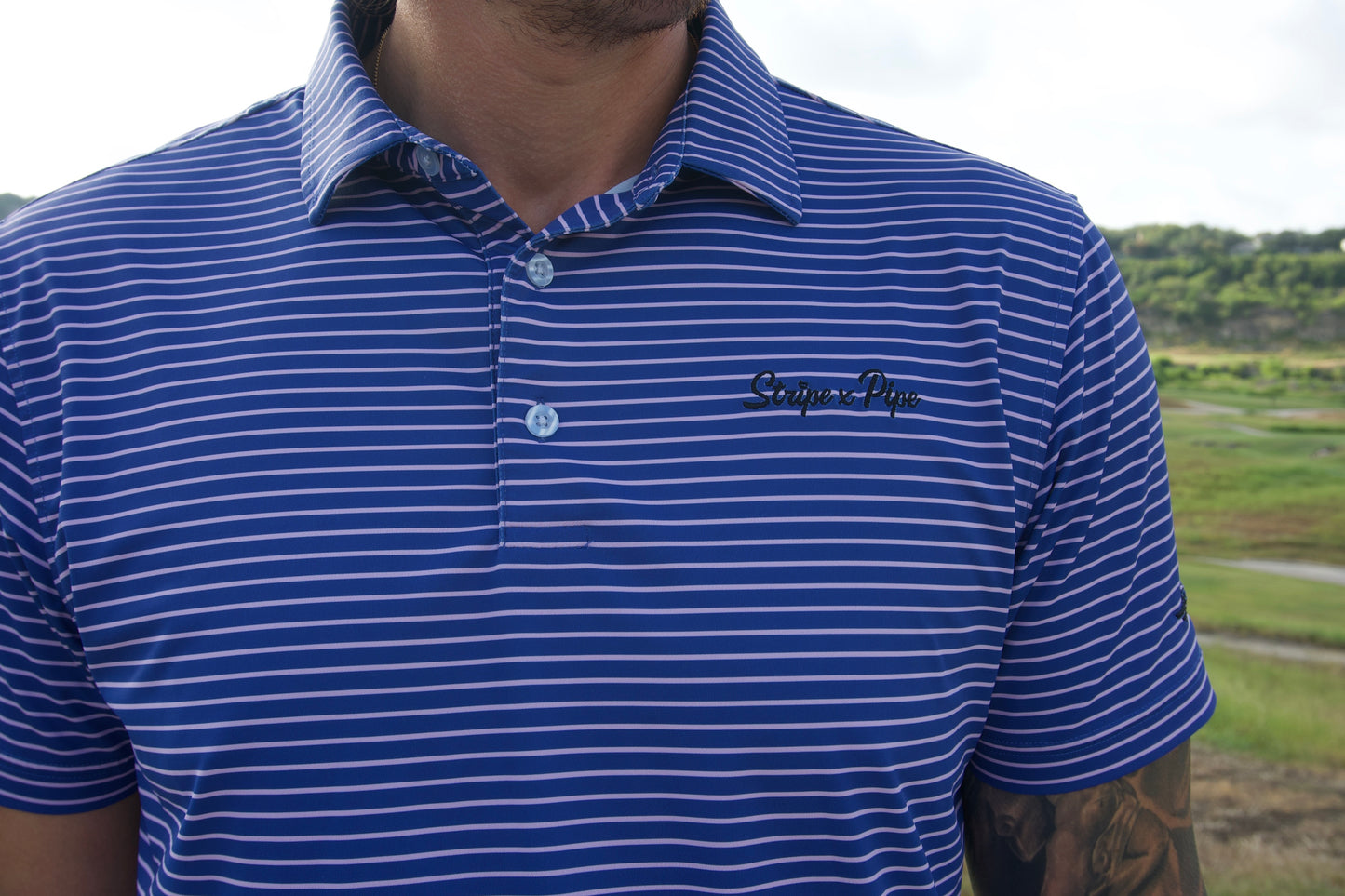 Stripe Show Polo