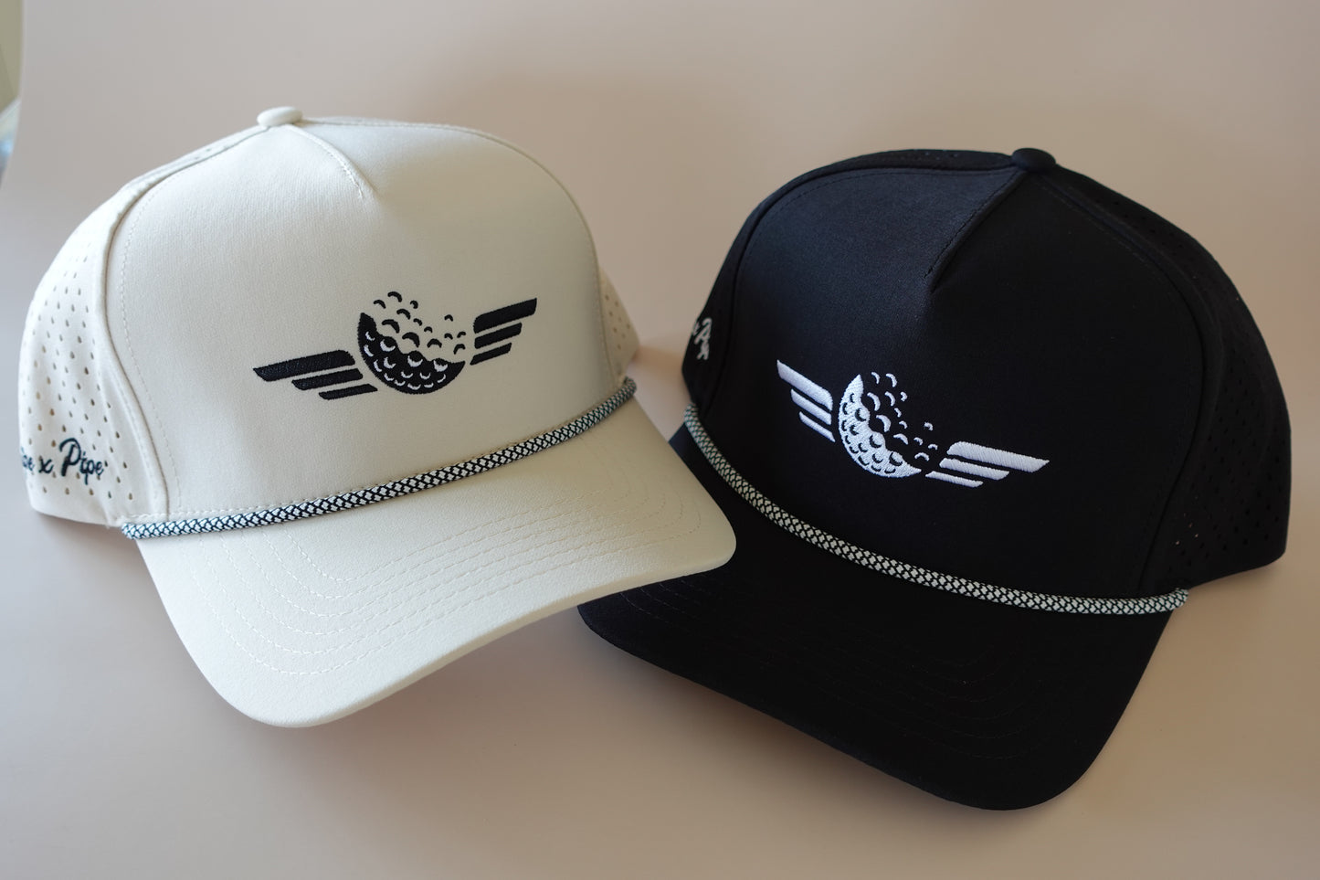 Stripe & Pipe Rope Hat - Khaki