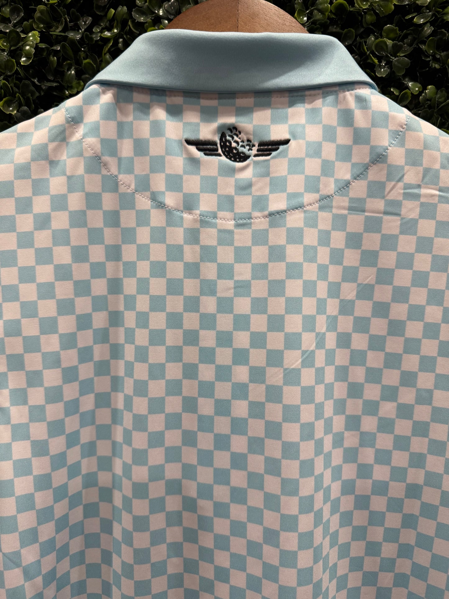 Check Her Out Polo-Baby Blue