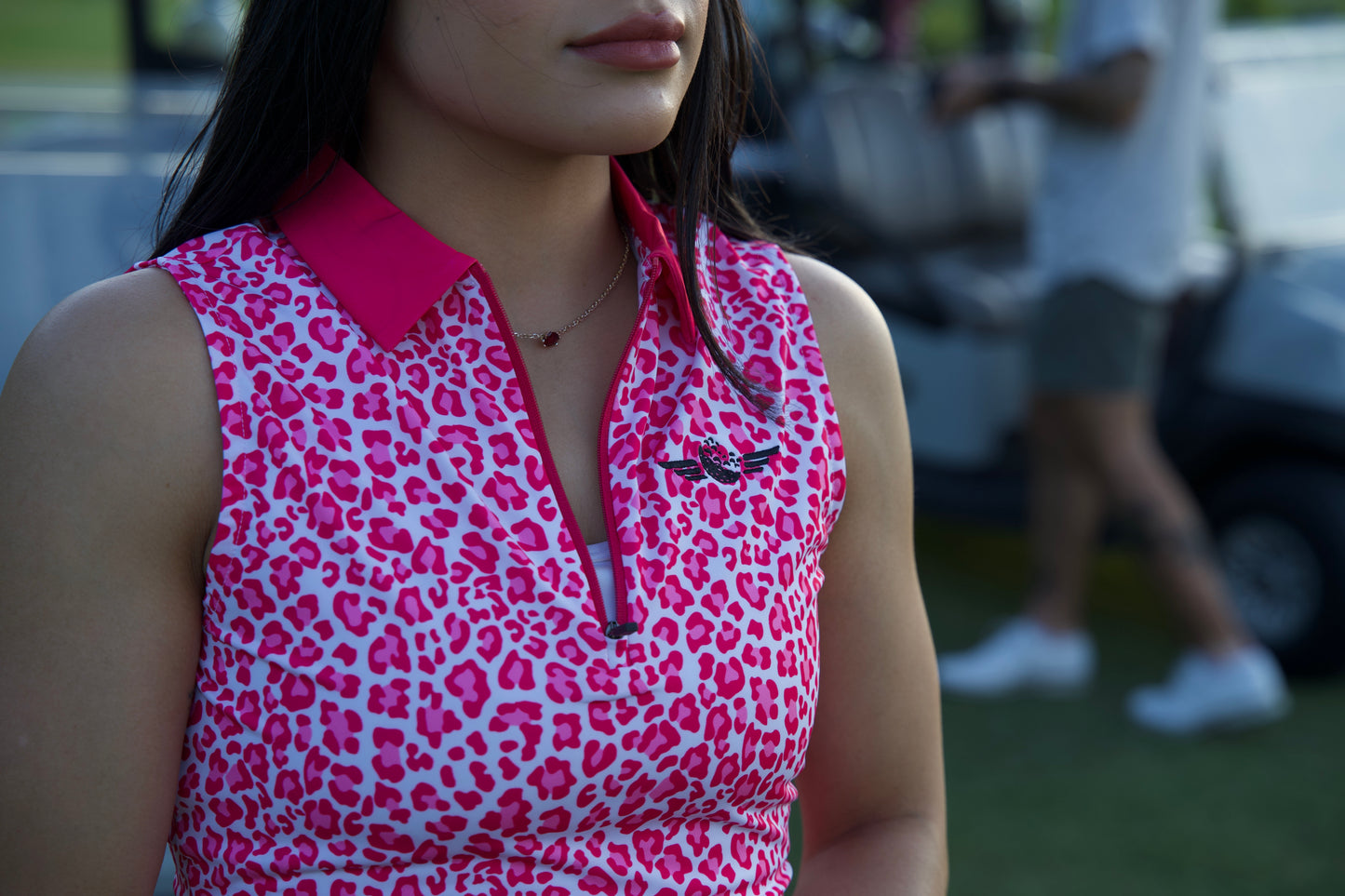 Fairway Feline Sleeveless Polo