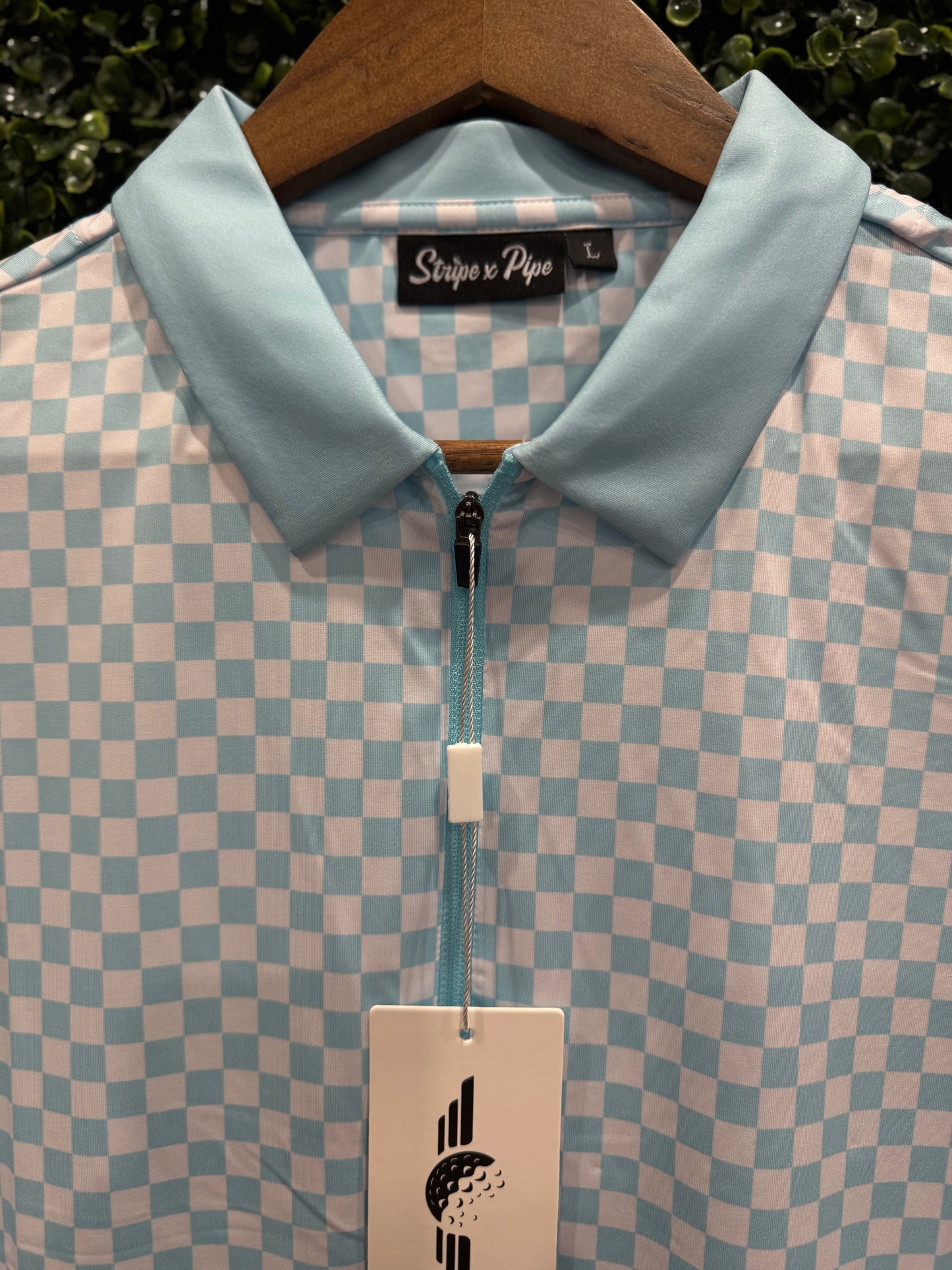 Check Her Out Polo-Baby Blue