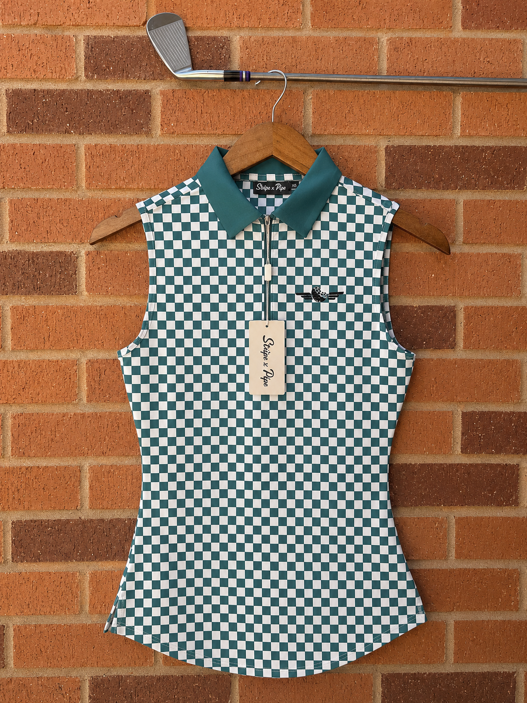 Check Her Out Polo- Dark Teal